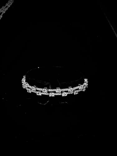 طقم زيركون مطلي O&A