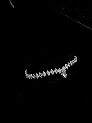 طقم زيركون مطلي O&A