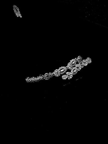 طقم زيركون مطلي O&A