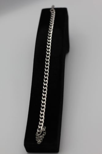 (Silver Bracelet) O&A إسوارة حلقات وسط مطلي فضي