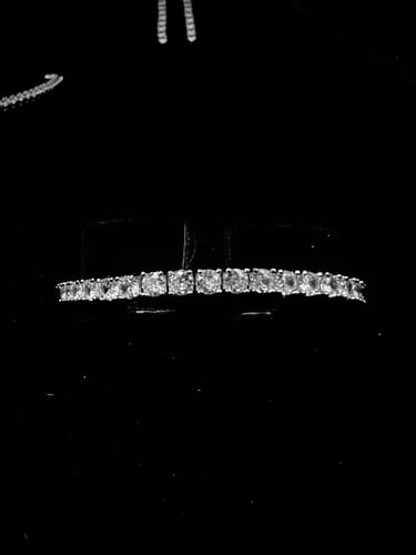 طقم تنس زيركون مطلي O&A