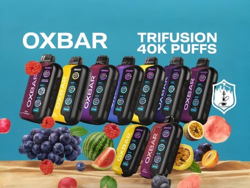 جهاز اوكس بار تراي فيوجن 40000 سحبة - OXBAR TRI-FU...