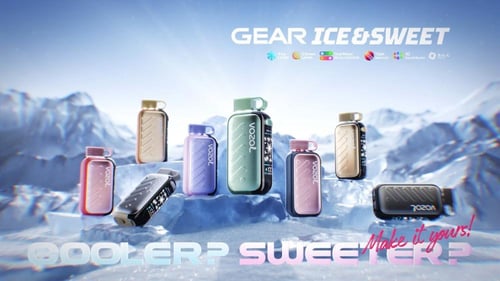 VOZOL GEAR ICE&SWEET سحبة فوزول جير 50000 شفطة عدة...