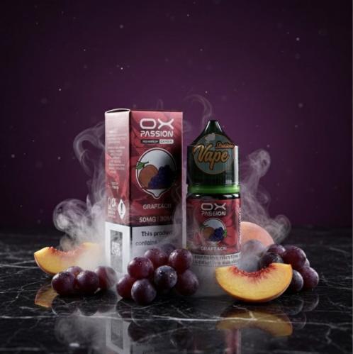 نكهة عنب خوخ من اوكس باشن - Ox passion Grape peach