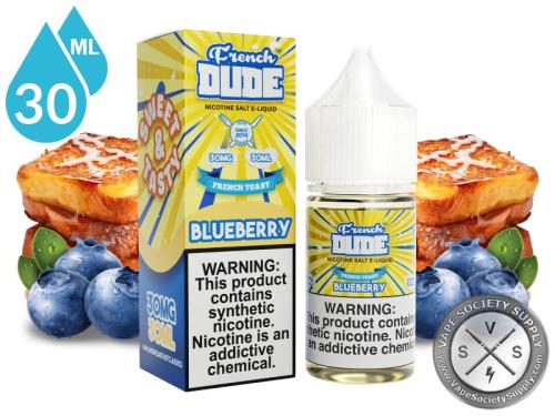 نكهة فرينش توست بلو بيري - french dude blueberry