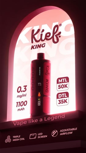 شيشة كيف كينق 50 الف موش - Kief King 50k Puffs