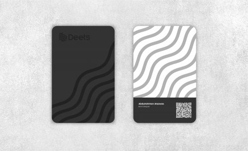 بطاقة Vertical Deets - بطاقة ذكية بتقنية NFC