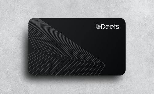 Deets Edge - بطاقة ذكية بتقنية NFC