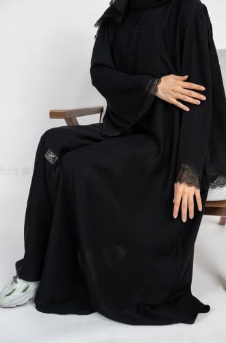 عباية كم دانتيل