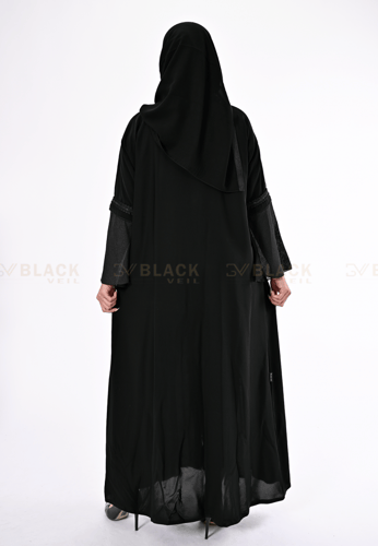 عباية كتف زرار نص كلوش