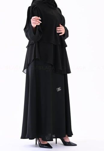 عباية كلوش دبل شيفون