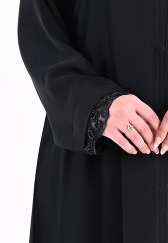 عباية خرز ورود