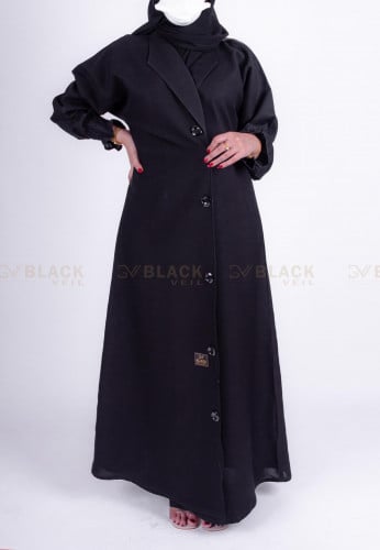 عباية صالونة باكمام مظغوطة