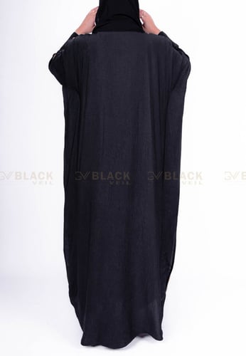 عباية مشلح زرار بقماش الحرير المغسول