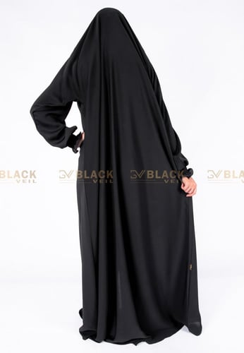 عباية رأس والكم زم منفوش