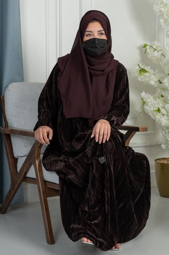 عباية شتوية مخمل