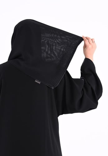 عباية تحديد ساتان بكم مربع