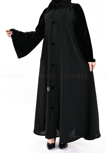 عباية كتف كم قطيفة