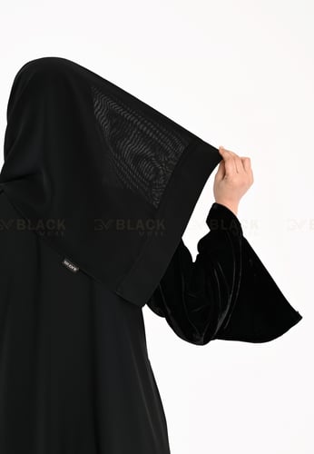 عباية كتف كم قطيفة