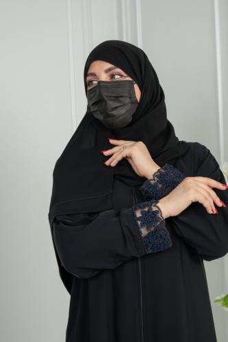 عباية نواعم بكلفة شك كحلي