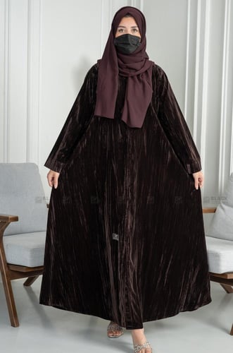 عباية شتوية مخمل