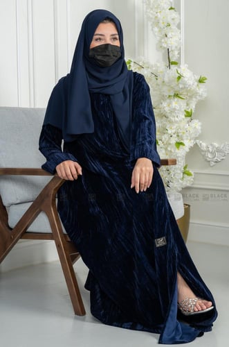 عباية شتوية مخمل