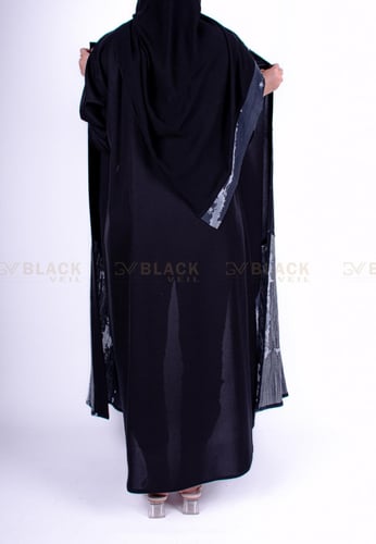 عباية كتف حرير التميز الناعم مشجر