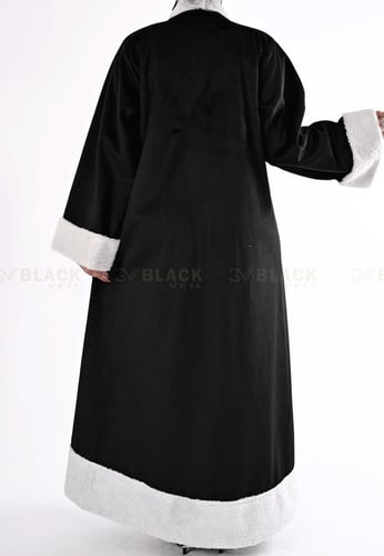 عباية شتوية مع قماش قطن