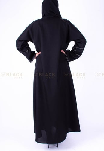 عباية كتف بقماش الكتان الفاخر