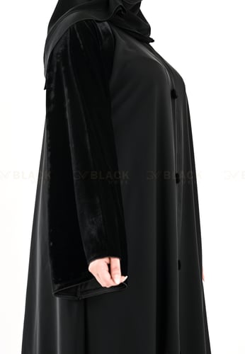 عباية كتف كم قطيفة