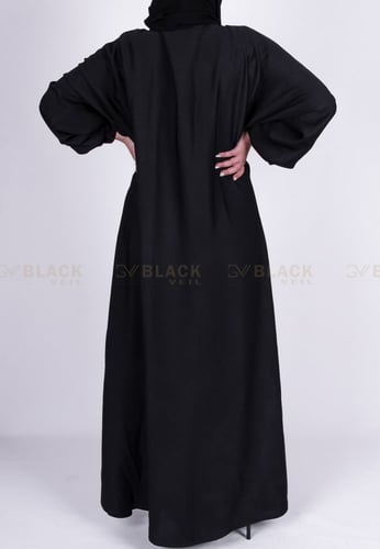 عباية كتف بقماش الحرير المغسول