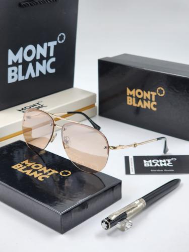 نظارة ماركة مونت بلانك مع قلم مونت