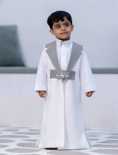 كشخة العيد. ◻️دقله ولادي مزينه بالجلد.