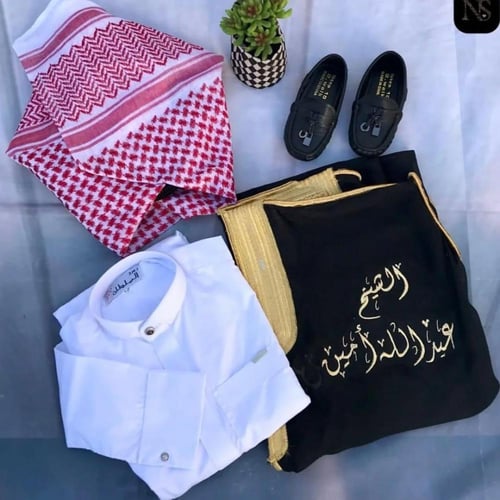 طقم ولادي ▪️ثوب كبك سعودي .