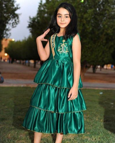 فستان بناتي العيد الوطني