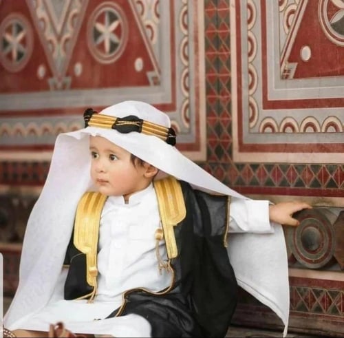 طقم تأسيس ولادي . بشت بالاسم حسب الطلب