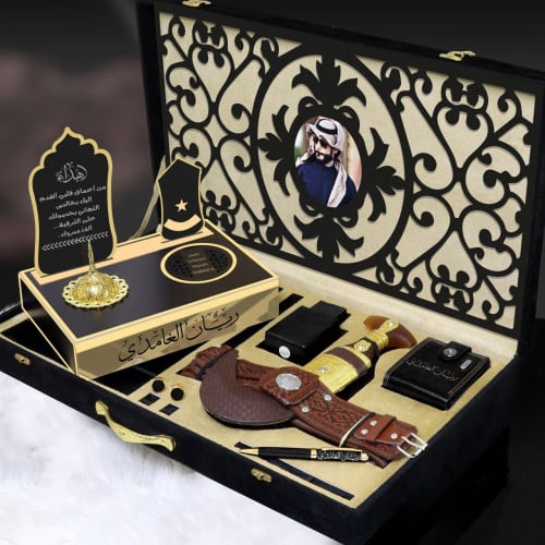بوكس درع اكريلك رتب عسكرية مع عباره اهداء حسب الطل...