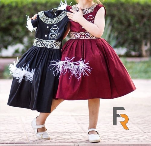 عرض خااااااااص و تحطيم الأسعار فساتين بناتيه تصميم...