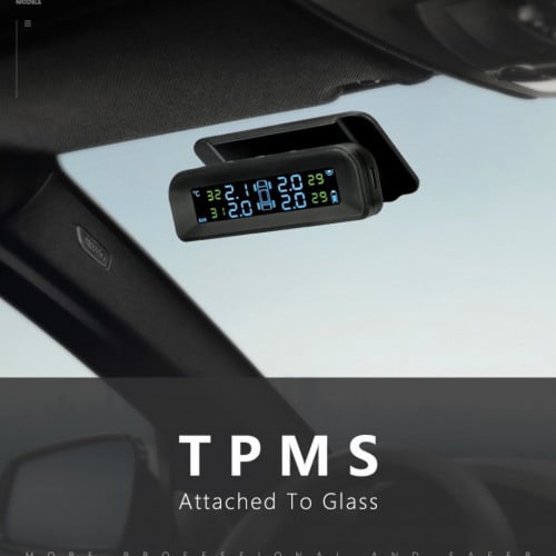 جهاز مراقبة ضغط إطارات السيارة بالطاقة الشمسية مع...