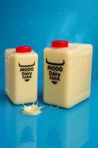 حليب بقر خام. 5.5kg