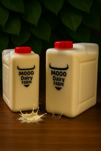 حليب بقر خام. 5.5kg