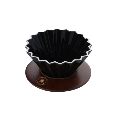 قمع سيراميك بقاعدة خشبي 01