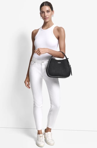 DKNY Capri Medium Black Hobe