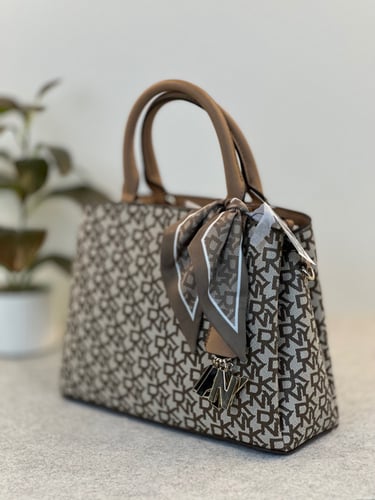 DKNY Logo Medium Satchel