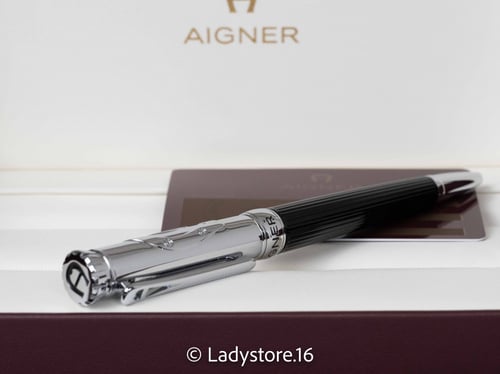 AIGNER PEN Black and Silver