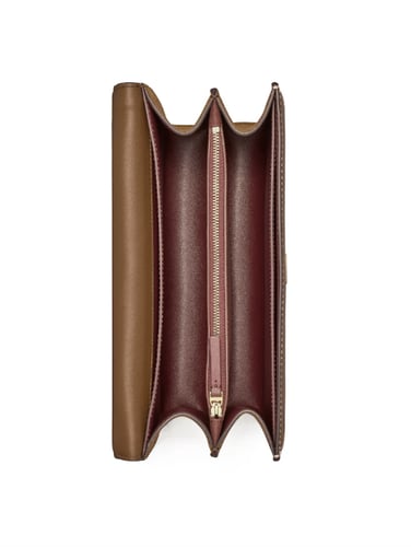 Tory Burch T Monogram Jacquard Shoulder Bag Hazeln...