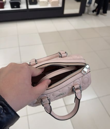 Coach Mini Rowan Crossbody Bag In Signature Leathe...