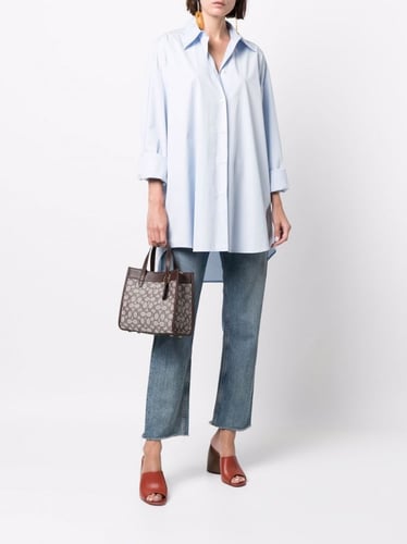 Coach Field Tote 22 In Signature Jacquard