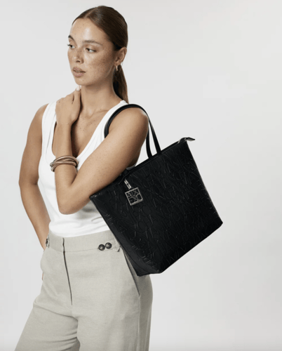 Armani Exchange logo Tote bag