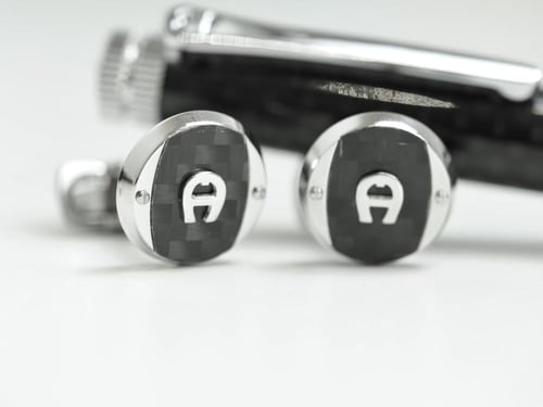 Aigner Pen set box with silver cufflink